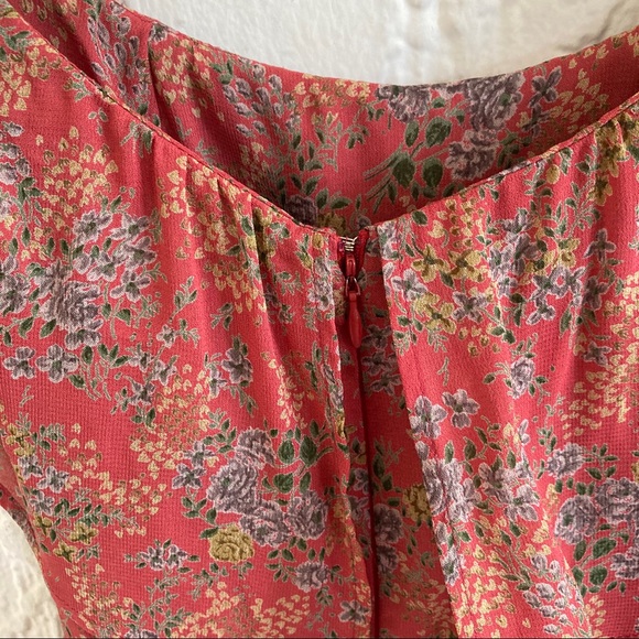 Reformation Floral Femme Off The Shoulder Midi Dress Size 0 - Picture 12 of 16